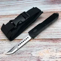 Micro Tech Evil Spirit OTF Auto Knife 3.188 "5CR13Mov Steel Blade, Zinc Alloy Handle, Outdoor Camping Tacing Tactical Self-Defense EDC Tools UT85 UT88 BM 3300 3400 4600