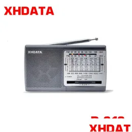Radio XHDATA D219 FM Portable AM ​​SW 19 11 BANDS RESIVER عالية الحساسية