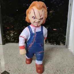 Dekoracja grupa dekoracja oryginalne ziarno Chucky 11 Stand Statue Horror Collection Doll Figur Figur Child Groys Big Halloween rekwizyty