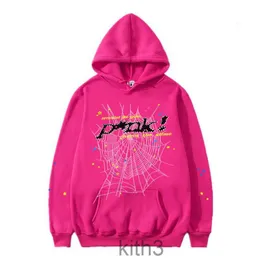 Herren Damen Hoodies Young Thug Hochwertige Designer Hip Hop P*nk Web Puff Print Sp5der 555555 Hoodie Angel Spider Sweatshirts Schwerer Stoff Pullover UX2G