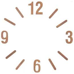 Wall Clocks 1 Set Of Wooden Clock DIY Numerals Kit Replacement Digital Clockss Reloj Pared Mecanisme