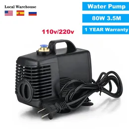 Altri rubinetti Docce Acc 80W75W 35M Pompa acqua 110V220V Macchina per incidere Sommergibile multifunzionale per Strumento di raffreddamento motore mandrino CNC 231219