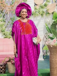 ثوب زفاف الملابس العرقية للنساء بازين ملابس أفريقيا فساتين الحفلات التقليدية