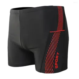 Impressão de roupas de banho masculina de nylon sexy de nylo