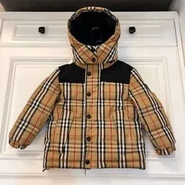 Winter North Down Face Faced Jacket Kids Fashion Classic Outdoor Warm Down 코트 얼룩말 패턴 줄무늬 편지 인쇄 복구 재킷 Multicolor 637