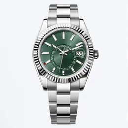 Zegarki designerskie Wysokiej jakości Mens Automatyczne zegarek 40 mm pełny stal ze stali nierdzewnej gumowy pasek szafirowy wodoodporny zegarek z pudełkiem Montre de Luxe 007 Prezent zegarek