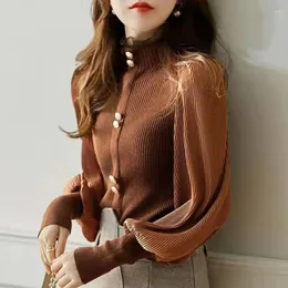 Maglioni maschili autunno coreano vintage mezza curiosità cardigan da donna a manica lunga maglione a petto singolo giapponese giapponese dolce maglia