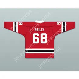 Custom Reilly 68 Letterkenny Irish Red Alternate Hockey Jersey New Top Ed S-M-L-XL-XXL-3XL-4XL-5XL-6XL
