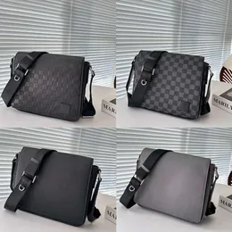 Bolsa de designer distrito pm bolsa masculina bolsa crossbody bolsa de couro real bolsa mensageiro fashion com caixa 82
