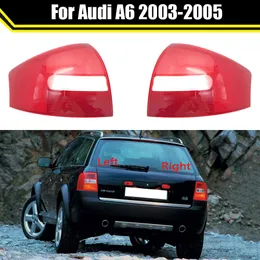 Audi A6 2003 2004 2005 Car Taillight Brake Lights 교체 자동 후면 쉘 커버 마스크 마스크 갓