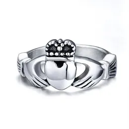 Модные обручальные кольца, винтажное обручальное кольцо Claddagh для женщин с моими руками, я отдаю тебе свое сердце2943