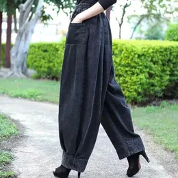 Frauen Jeans Breite Bein Für Frauen Lose 2023 Frühling Herbst Hohe Taille Koreanischen Stil Hosen Kleidung Frauen Kleidung Jean baggy