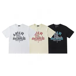 Herren-T-Shirt, Frühling/Sommer, Trend, modisch, kurzärmelig, hochwertiges Jacquard-T-Shirt, Damen- und Herrenbekleidung, Größe M-XXL, Farbe Schwarz und Weiß, f557