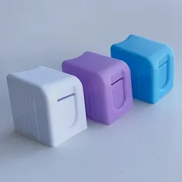 Dispenser per francobolli per un rotolo da 100 supporti in plastica, compatto e resistente agli urti, per organizzare la scrivania, forniture per ufficio domestico