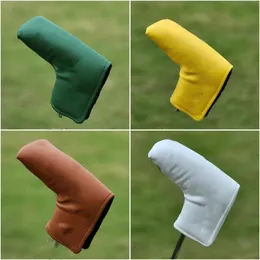 Andere Golfprodukte Blade Putter Cover Straight Putter Head Headcover PU Magnetverschluss 231219