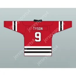 Personalizado TYSON 9 LETTERKENNY IRLANDÊS HÓQUEI JERSEY NOVO Top Costurado S-M-L-XL-XXL-3XL-4XL-5XL-6XL