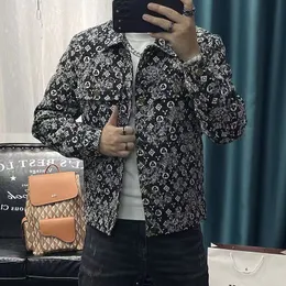 Herrenjacken Designer Männer und Frauen dicker Mantel Hemd Jeansjacke Revers loses Jacquard-Hemd Persönlichkeit Top Modekleidung