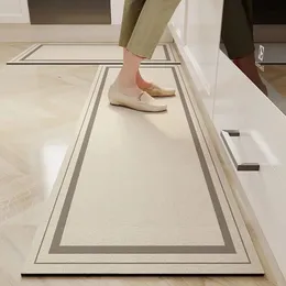 Carpet Kitchen Floor Mat Super Absorbent Doormats Diatomaceous Mud Bathroom Quick Drying NonSlip Anti Fall Oil Stain 231219