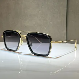 Óculos de sol para homens mulheres verão vôo 006 estilo anti-ultravioleta placa retro quadro completo óculos caixa aleatória