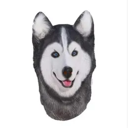 NIEUWE Halloween Siberische Husky Hond Latex Masker Nieuwigheid Kostuum Party Fancy Dress Animal Masks328Z