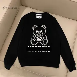 Moschinos Graphic Print Hoodies Perfect Autumn Moschino Hoodie Sweater Sports Round Neck Long Sleeve Casual Loose Sweatshirts Moschino Woman 3070