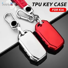 Car Key Soft TPU Car Remote Key Case Cover Protective Shell Fob For KIA Sportage R GT Stinger GT Sorento Ceed CD Cerato Forte 2018 2019