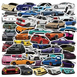 Kids Toy Stickers 103050100PCS JDM Retrofit Racing Car Waterproof Decals DIY Phone Luggage Bike Cartoon Graffiti Sticker 231219