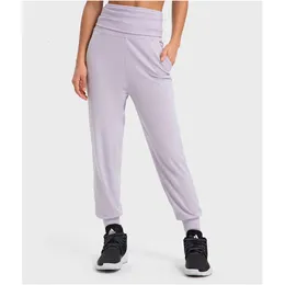 Lu Align Lu Pant Vêtements de yoga Leggings de gymnastique Pantalons pour femmes Jogging en plein air Fitness Sport Loisirs Taille haute Vêtements de sport Collants amples Citron entraînement Gry LL