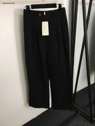pantaloni di marca da donna abiti firmati da donna logo di moda pantaloni casual dritti di alta qualità 20 dicembre fw