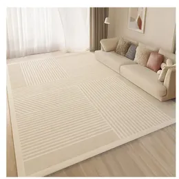 Stampa tappeti soggiorno francese moderno semplice tavolo da tè bedandbreakfast camera da letto comodino coperta wabi sabi stuoie brezza 231220