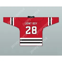 Benutzerdefinierte JOINT BOY 28 LETTERKENNY IRISH HOCKEY JERSEY NEU oben genäht S-M-L-XL-XXL-3XL-4XL-5XL-6XL