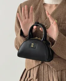 Crescent Bowling Bag for Women's Unique Design Handbag Single Shoulder Crossbody Bag Shell Bag