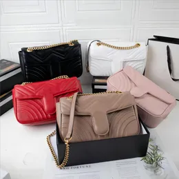 Double Gold Logo Luxury Handbag Camera bag Shoulder bag Crossbody bag with Sliding Chain Strap Genuine Leather Top Handle bag Interior Zipper Pocket Designer bag