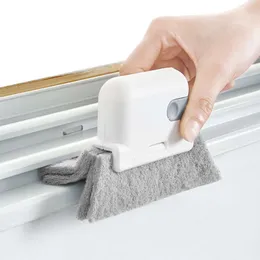 Upgrade 2 in 1 Nut Reinigungswerkzeug Fenster Rahmen-Türfutter Reinigung Pinsel Schiebetür Spur Reinigungswerkzeuge Handheld-Spaltreiniger