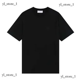 Amis Camiseta Paris Novo Bordado Pull Ami Fashion Street Casual Gola Redonda Algodão Curto Ami Suéter Mangas para Homens e Mulheres Amantes 9185