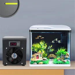 Heating Filtration Heating Aquarium Water Chiller 60L Fish Tank Cooler Heater System Temperature Setting Device Constant For Home Fish Shr