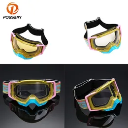 Okulary motocyklowe gogle motocyklowe wiatrowoodporne okulary przeciwsłoneczne na zewnątrz Dirt Bike Scooter ATV off-road Moto Goggles Akcesoria 231220