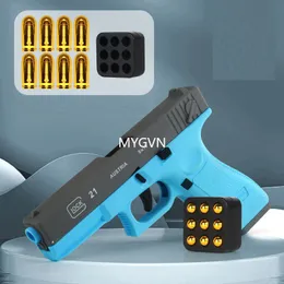 G17 M1911 Pistola Soft Bullet Toy Gun Manual Shell Ejection Blaster Launcher Criança Adultos Modelo Meninos Presentes de Aniversário Jogos ao Ar Livre Melhor qualidade