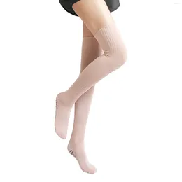 Kvinnor Socks Solid Long Tube Knee-Lengen Sexig mode Christmas Show Girl Cosplay Stockings Knee High Plus Size Size