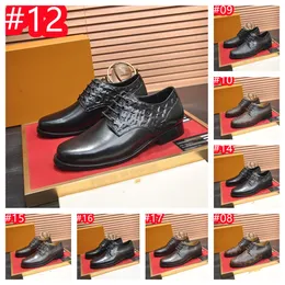 40 Colour Men läderskor Business Flat Shoes Summer Autumn Office Shoes Plus Size 38-45
