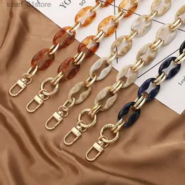 Waist Chain Belts DIY Handbag Chain Acrylic Shoulder Bag Str For Women Purse Crossbo Bag Handles Resin Chain Belt Bag Part Accessories 40/60cmL231221