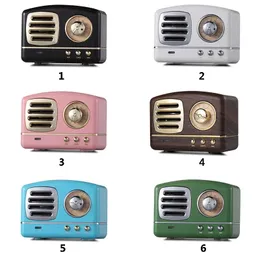 Głośniki klasyczne retro vintage bezprzewodowe głośniki Bluetooth Innowacyjne radio przenośny mini głośnik stereo głęboki bas fm u dysk tf Handsfree