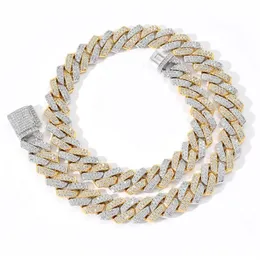 Iced Out Kettingen Voor Mannen Miami Cubaanse Link Ketting Luxe Micro Verharde CZ Cubaanse Ketting Mode Hip Hop Jewelry262q