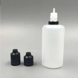 600 pezzi bottiglie vuote per bottiglia di gocce di plastica e-liquid e-liquida da 100 ml bottiglia di olio ad ago PE con tappo di manomissione a prova di bambino efuaj