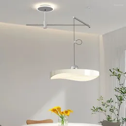 Pendant Lamps Modern Chandelier Lights Movable For Dining Island Table LED Indoor Loft Swing Arm Hanging Lamp Fixtures