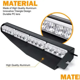 VISUAL SODDAGNO VISURA VISURA LID STROBE LIGHT LIGHT BAR VEDDIO SURSHIELD SUNVISOR LAMPAGGIO DI AVVISO DI ELERIMENTO AVVISO LAMI FLAME PER Voluntee258N DH7E4