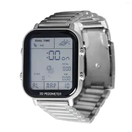 Zegarek na ręce wielofunkcyjny elektroniczny zegarek mężczyzn LED Digital Waterproof podświetle