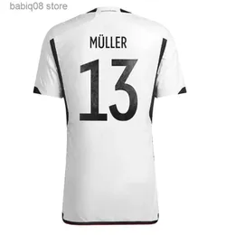 Hayranlar Tees 2022 Alman 19 Sane Futbol Formaları 2223 6 Kimmich 7 Havertz 8 Goretzka 9 Fullkrug Gömlek 10 Gnabry 11 Gotze 13 Muller 20 Gunter Dünya Kupası Milli Takımı Footb