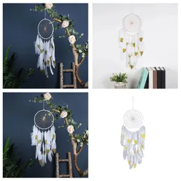 Tapestries Boho Wall Gall Decor Dreamcatchers المنسوجة يدويًا الشبكة الدائرية التقليدية لغرفة النوم الزخرفة الزخرفة L5