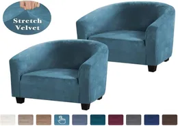 Pluxh Elastic Club Tub Couch Capa de armadilha de assento único Tampa de capa de mobiliário Capas de sofá de capa para sala de estar 2017691041